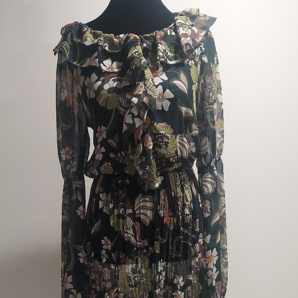 Floral Ruffle Dress